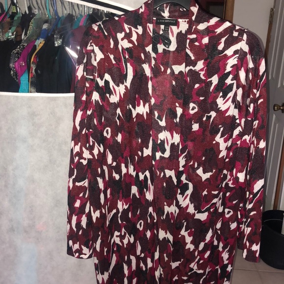 Lane Bryant 26/28 long open lightweight sweater - Picture 2 of 7